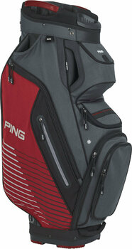 Saco de golfe Ping Pioneer Grey/Red Cart Bag - 1