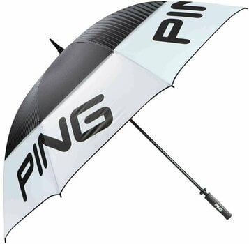 ombrelli Ping Tour 68'' Umbrella White/Black/Gray - 1