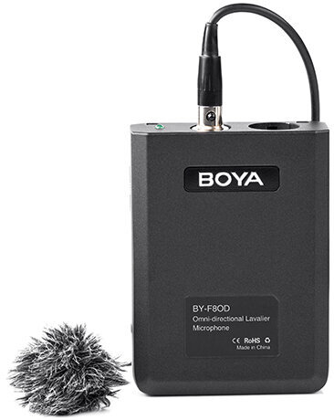 Kondenzátorový kravatový mikrofón BOYA BY-F8OD