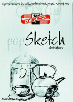 Vázlattömb KOH-I-NOOR Pop Sketchbook A4 110 g Vázlattömb - 1