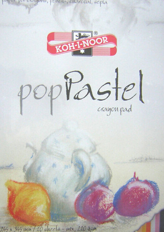 Bloc de dibujo KOH-I-NOOR Pop Pastel 245 x 345 mm 220 g Bloc de dibujo