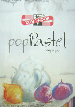 Carnet de croquis KOH-I-NOOR Pop Pastel 245 x 345 mm 220 g - 1