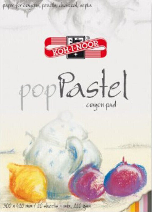 Carnet de croquis KOH-I-NOOR Pop Pastel 300 x 420 mm 220 g