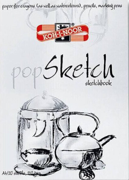 Luonnosvihko KOH-I-NOOR Pop Sketch A3 110 g