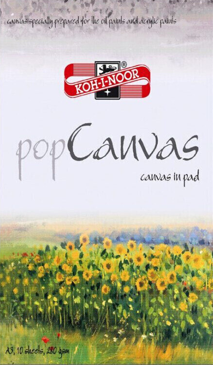 Μπλοκ Ζωγραφικής KOH-I-NOOR Pop Canvas A3 280 g