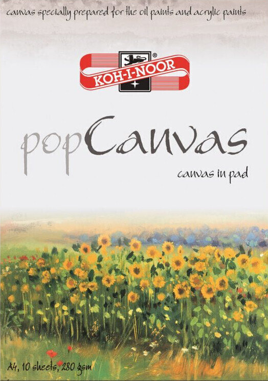 Blok za skiciranje KOH-I-NOOR Pop Canvas A4 280 g