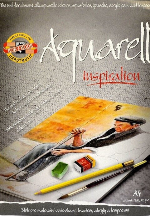Album per schizzi
 KOH-I-NOOR Aquarell Inspiration A4 320 g