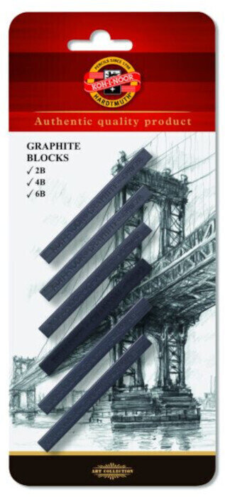 Lápis de grafite KOH-I-NOOR Set of Graphite Pencils 6 un.
