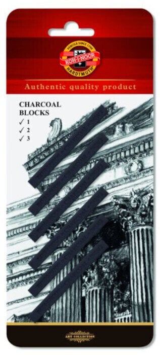 Charcoal KOH-I-NOOR Artificial Charcoal 7 mm 6 pcs