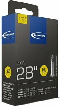 Schläuche Schwalbe 700x18/25C FV 50mm (18/25-622) 65g Exlight 18-25 mm 65.0 50.0 Sclaverandventil Bike Tube - 1