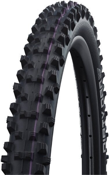 Plášť na MTB bicykel Schwalbe Dirty Dan 27,5" (584 mm) Black/Purple 2.35 Plášť na MTB bicykel