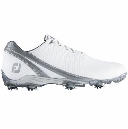 Férfi golfcipők Footjoy DNA Férfi Golf Cipők White/Silver US 10