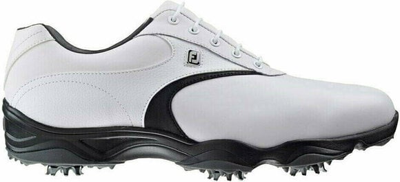 Мъжки голф обувки Footjoy AWD XL Mens Golf Shoes White/Black US 11 - 1