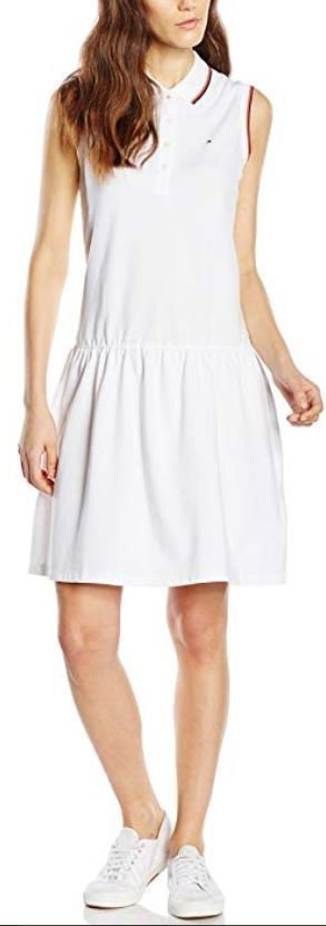 Skirt / Dress Tommy Hilfiger Minoh NS Womens Polo Dress White M