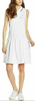 Kjol / klänning Tommy Hilfiger Minoh NS Womens Polo Dress White M - 1