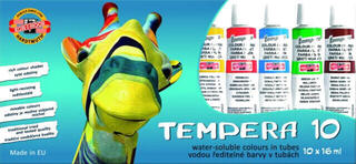 Temperamaling KOH-I-NOOR 01625S1001KS Et sæt tempera maling 10x16 ml