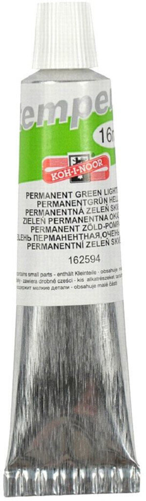 Temperamaling KOH-I-NOOR Tempera Paint 16 ml Green Permanent Light