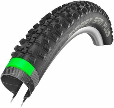 MTB bike tyre Schwalbe Smart Sam+ 27,5" (584 mm) Black 2.25 MTB bike tyre - 1
