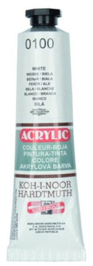 Peinture acrylique KOH-I-NOOR 16271100000 Peinture acrylique 100 White 40 ml 1 pc