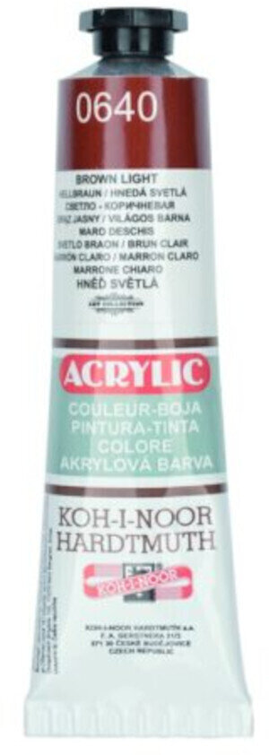 Akrilna barva KOH-I-NOOR Acrylic Colour Akrilna barva 640 Light Brown 40 ml 1 kos