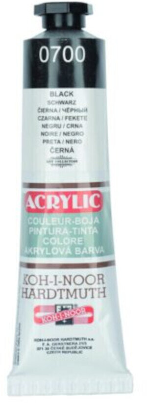 Tinta acrílica KOH-I-NOOR Tinta acrílica 40 ml 700 Black