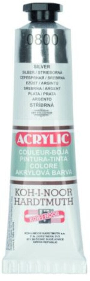 Acrylverf KOH-I-NOOR Acrylverf 40 ml 800 Silver