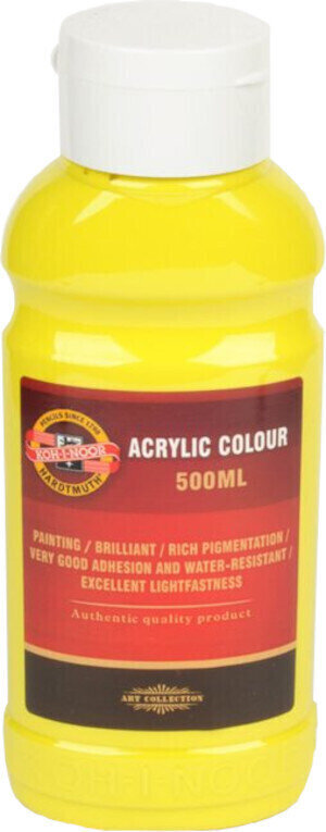 Akrilna barva KOH-I-NOOR Akrilna barva 500 ml 200 Lemon Yellow