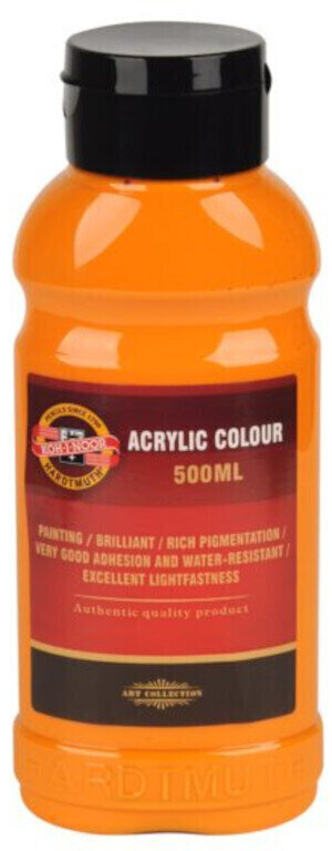 Culoare acrilică KOH-I-NOOR Vopsea acrilică 500 ml 220 Light Orange