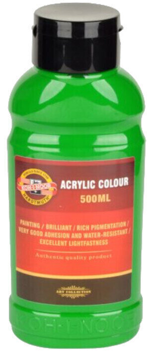 Colore acrilico KOH-I-NOOR Colori acrilici 500 ml 520 Permanent Green