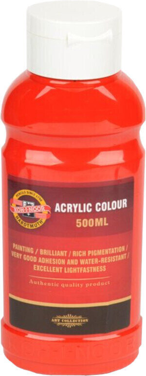 Tinta acrílica KOH-I-NOOR 0162730051LP Tinta acrílica 300 Light Red 500 ml 1 un.