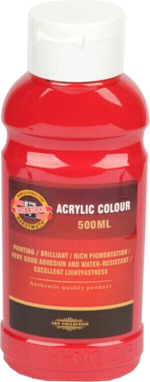 Culoare acrilică KOH-I-NOOR Vopsea acrilică 500 ml 310 Dark Red