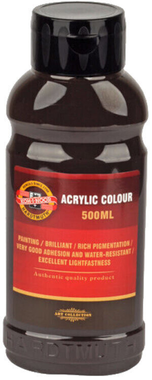 Akrylmaling KOH-I-NOOR Akrylmaling 500 ml 610 Dark Brown