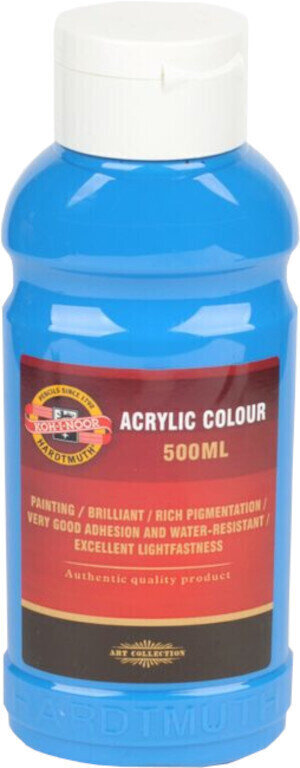 Aκρυλικό Χρώμα KOH-I-NOOR Acrylic Paint 500 ml 400 Light Blue