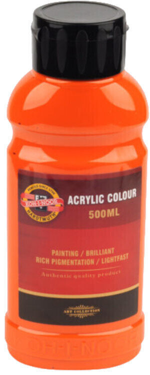 Acrylic Paint KOH-I-NOOR Acrylic Paint 500 ml 230 Dark Orange