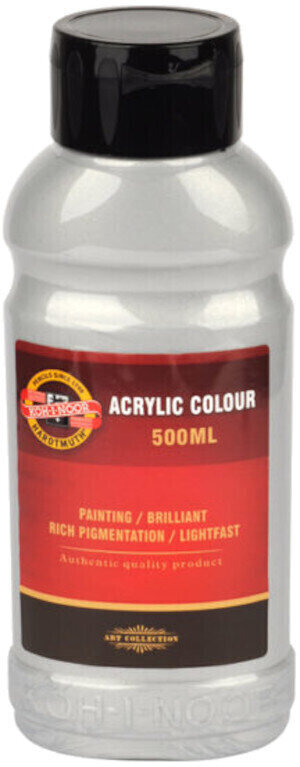 Akrylmaling KOH-I-NOOR Akrylmaling 500 ml 800 Silver