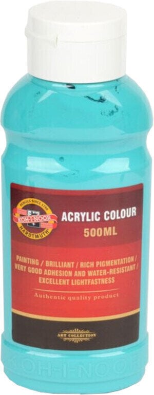 Acrylic Paint KOH-I-NOOR Acrylic Paint 500 ml 460 Turquoise
