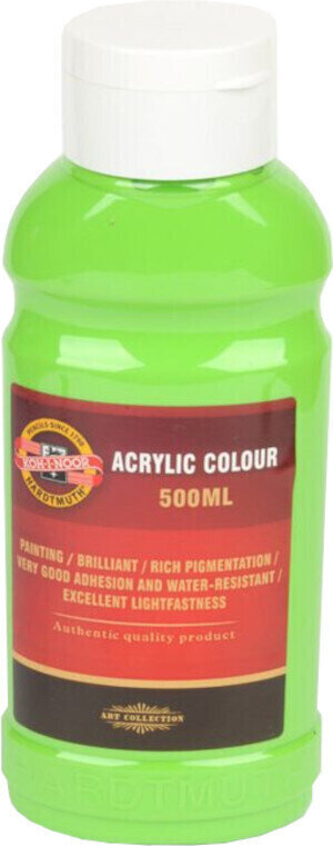 Culoare acrilică KOH-I-NOOR Vopsea acrilică 500 ml 500 Light Green