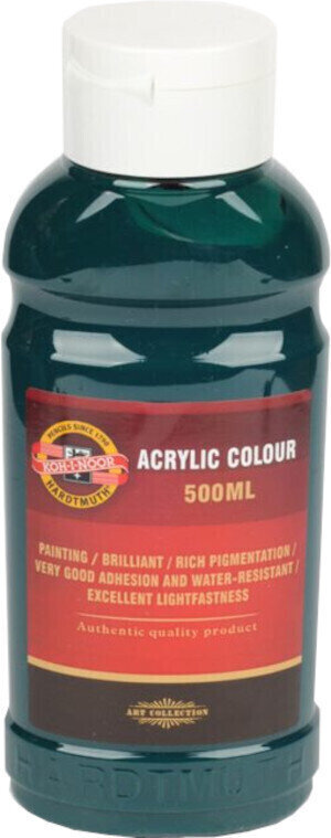 Colore acrilico KOH-I-NOOR Colori acrilici 500 ml 510 Dark Green