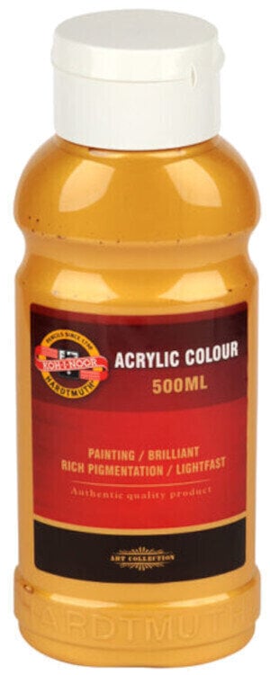 Culoare acrilică KOH-I-NOOR Vopsea acrilică 500 ml 830 Gold
