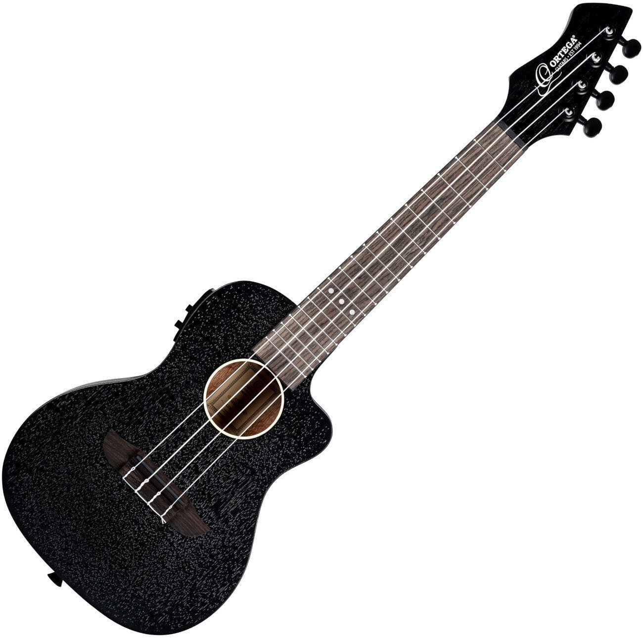 Koncertní ukulele Ortega RUHZ-CE-SBK Koncertní ukulele Černá
