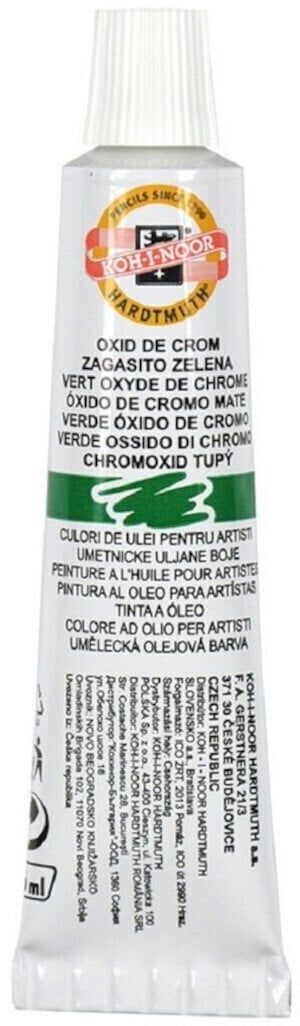 Peinture à l'huile KOH-I-NOOR Peinture à l'huile 16 ml Dull Chromium Oxyde