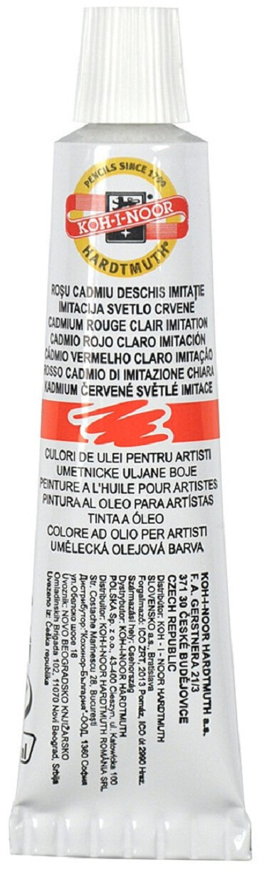 Olieverf KOH-I-NOOR Olieverf 16 ml Cadium Red