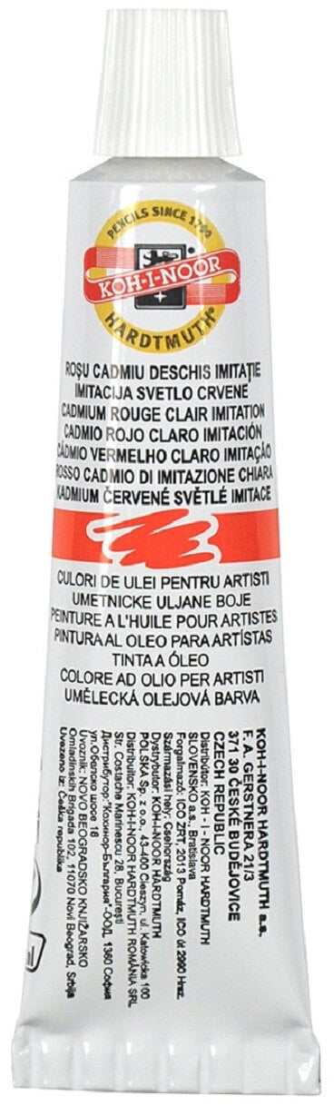 Uljana boja KOH-I-NOOR Uljana boja 16 ml Cadium Red