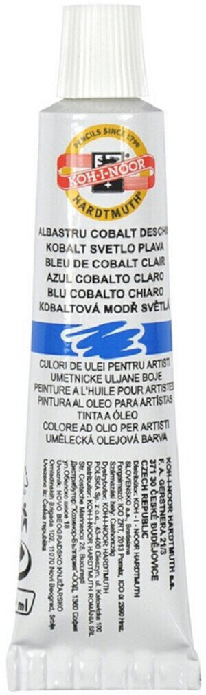 Olejová barva KOH-I-NOOR Olejová barva 16 ml Light Cobalt Blue