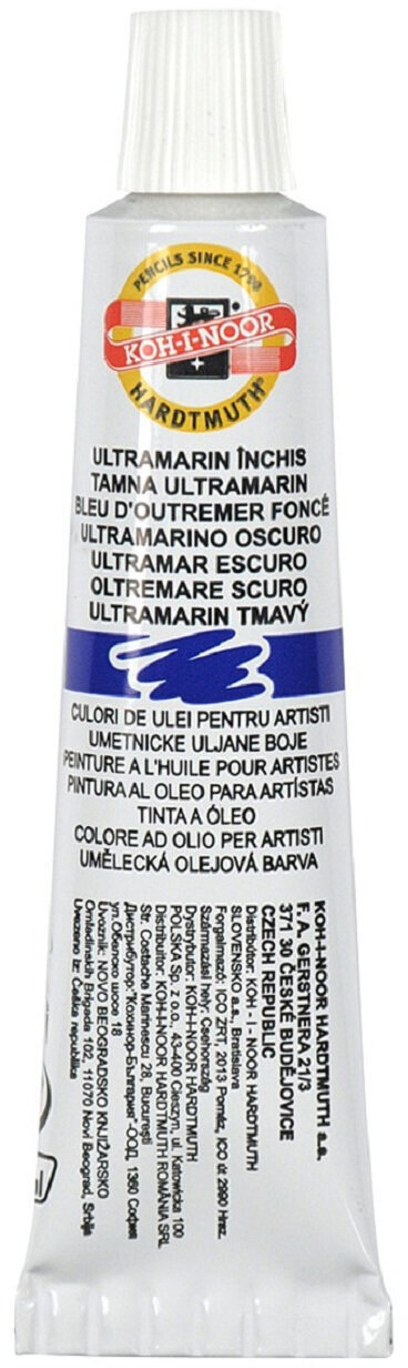 Oliefarve KOH-I-NOOR Oliemaling 16 ml Ultramarine Dark