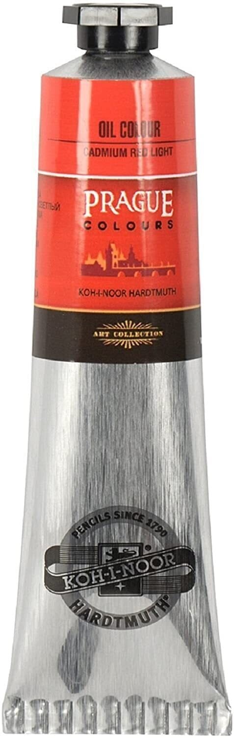 Tempera ad olio KOH-I-NOOR Pittura a olio 40 ml Cadium Red Light