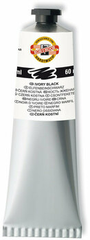 Oliefarve KOH-I-NOOR Oliemaling 60 ml Ivory Black - 1