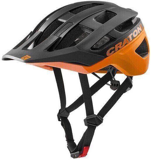 Levně Cratoni AllRace Black/Neonorange Matt M/L Cyklistická helma