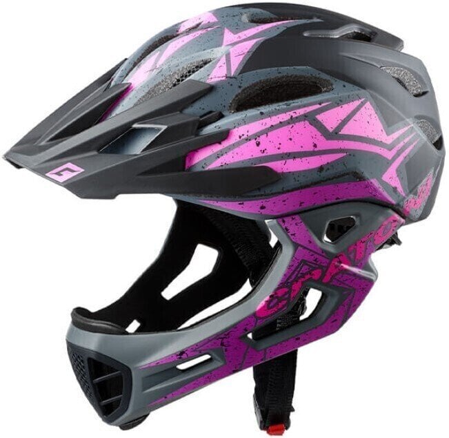Casco de bicicleta Cratoni C-Maniac Pro Black/Pink/Purple Matt L-XL Casco de bicicleta