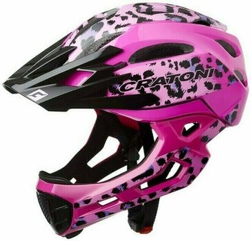 Casco de bicicleta Cratoni C-Maniac Pro Leo/Pink Glossy S-M Casco de bicicleta - 1